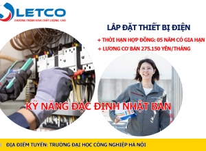 Tuyển Dụng Kỹ Năng Đặc Định Nhật Bản Ngành Lắp Đặt Thiết Bị Điện